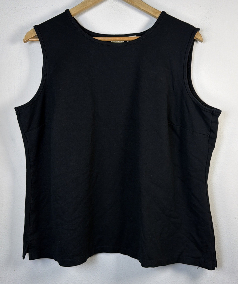 Women's linden hill Sleeveless Blouse Black Size XL tank career
